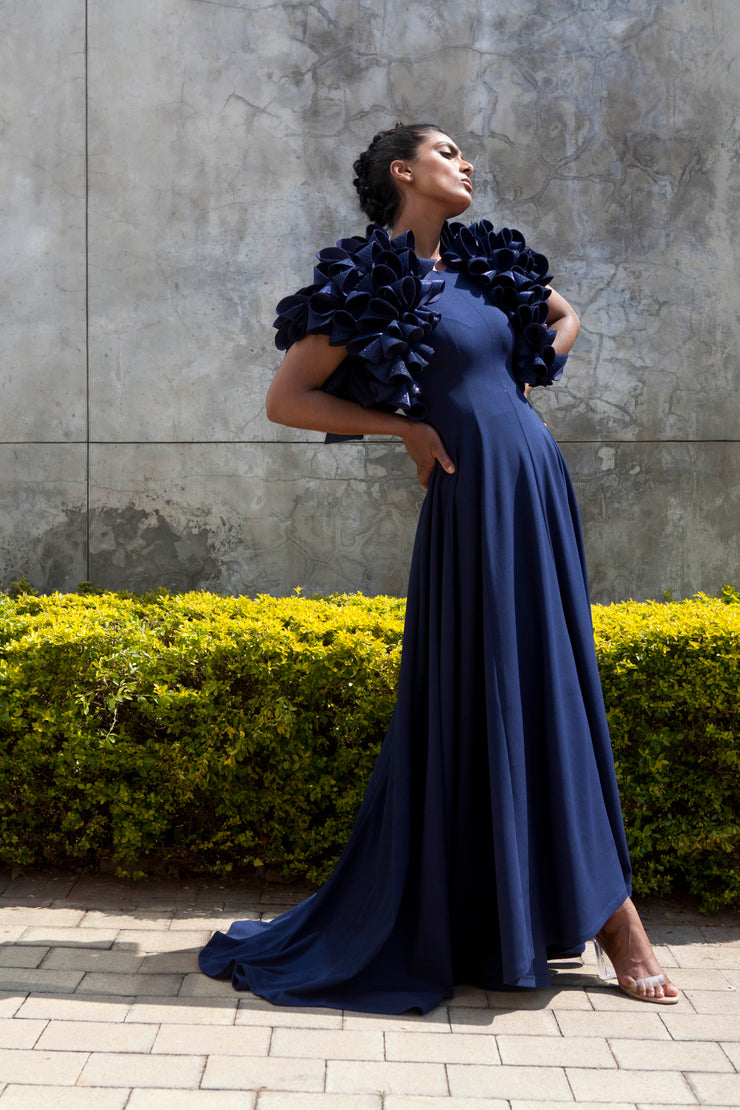 The Pomona Dress - Navy