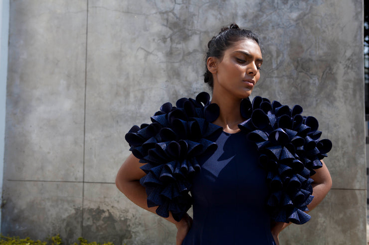 The Pomona Dress - Navy