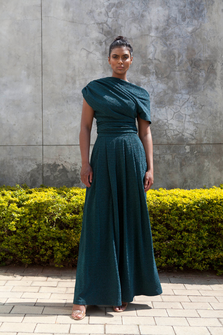 The Opis Top - Emerald Green