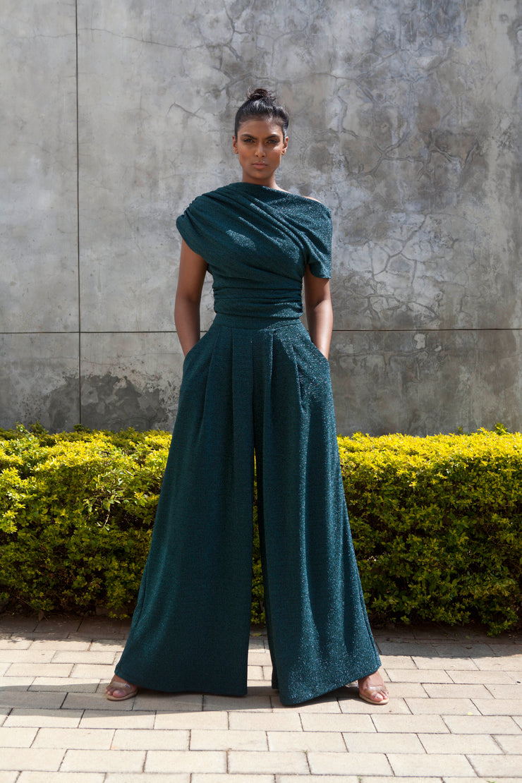 The Opis Top - Emerald Green