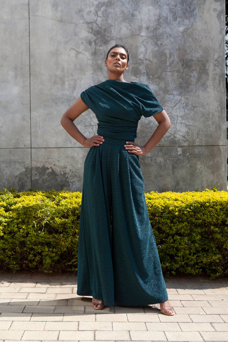 The Opis Top - Emerald Green