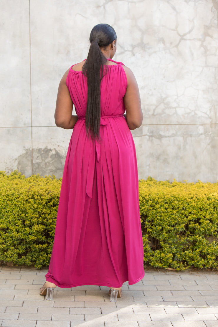 The Multiway Myri Dress Fuchsia Pink