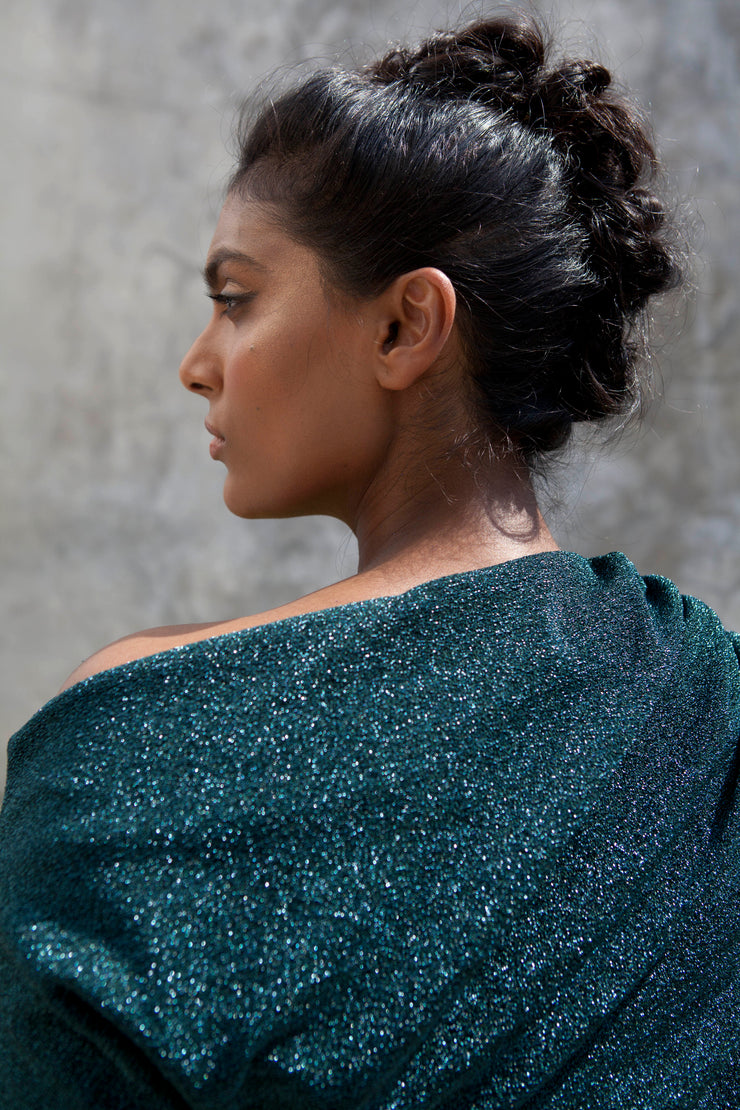 The Opis Top - Emerald Green