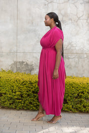 The Multiway Myri Dress Fuchsia Pink