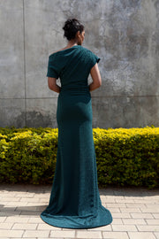 The Opis Dress- Emerald Green