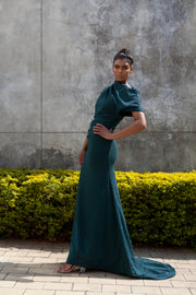 The Opis Dress- Emerald Green
