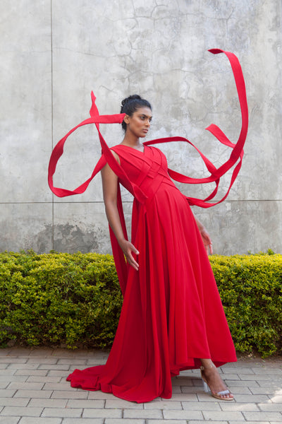 The Nemesis Evening Dress - Red