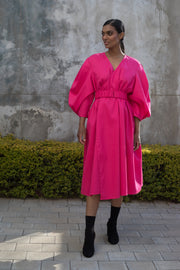 ERRE Pink Protean Coat Dress