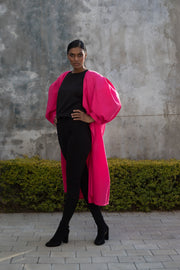 ERRE Pink Protean Coat Dress