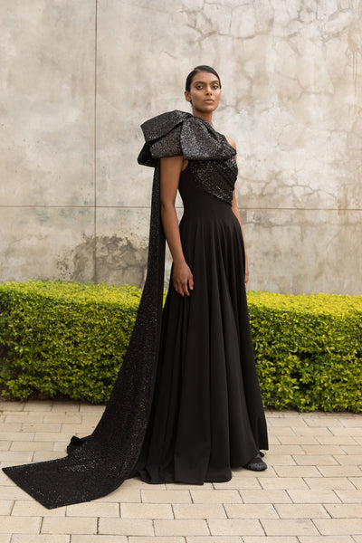 Statement Black Evening Dress, ERRE, South Africa