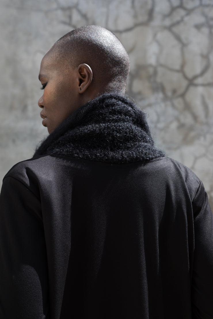 The CONNOISSEUR Mohair Cover-up - Black