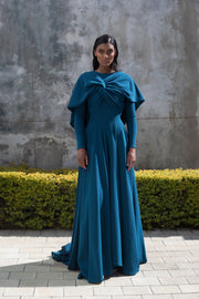 ERRE Moroccan Blue Twist Dress