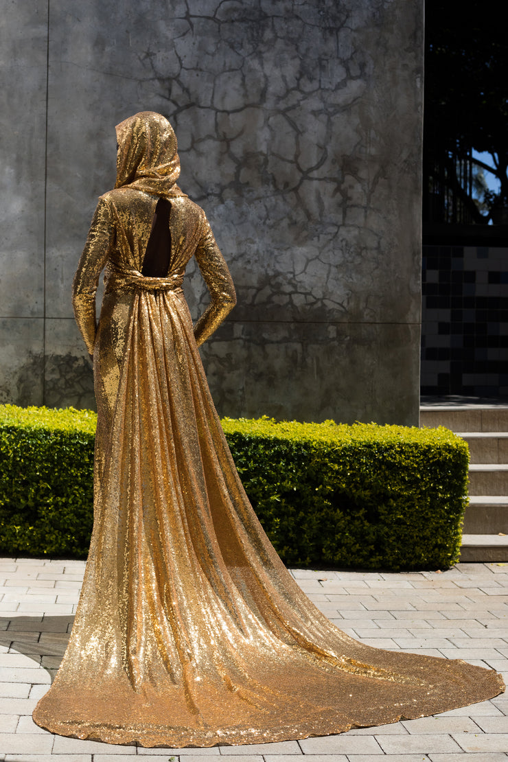 The ICON Evening Dress - Gold