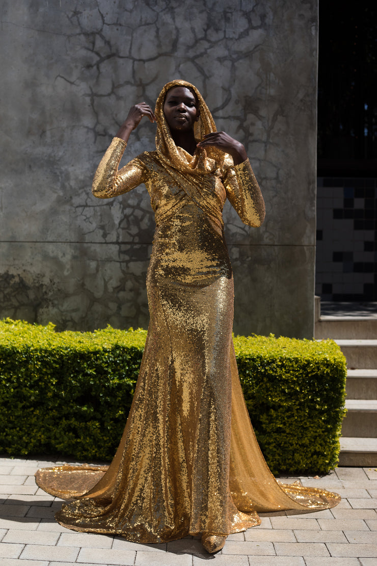 The ICON Evening Dress - Gold